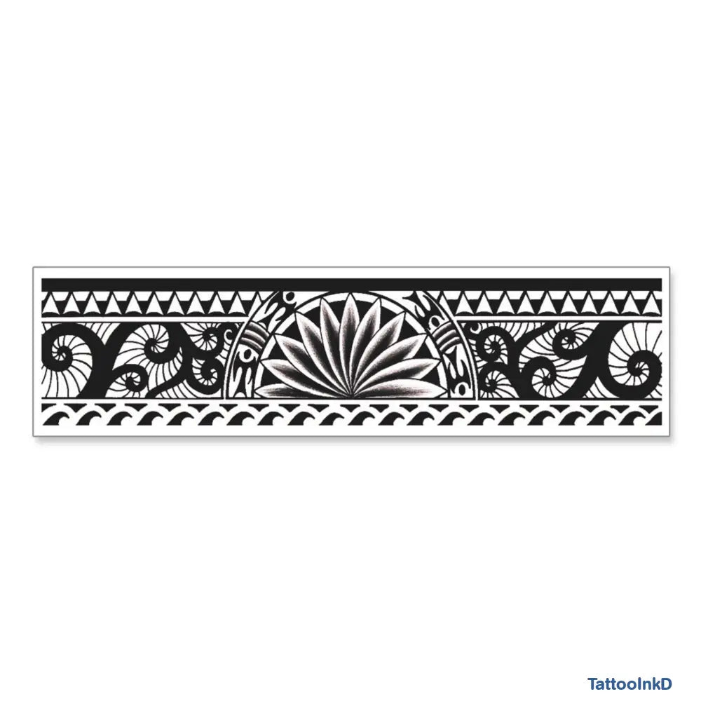 Tribal Sun Crest Armband