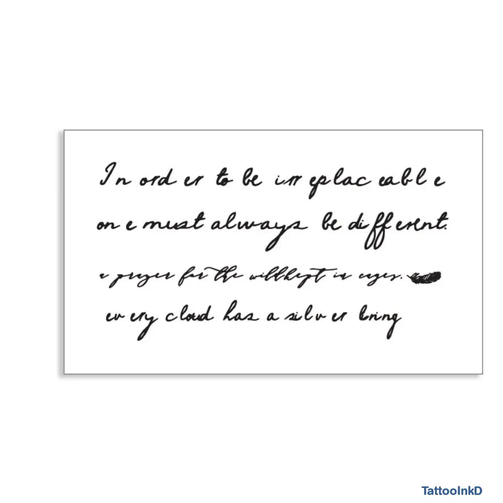 Unrepeatable Mindset